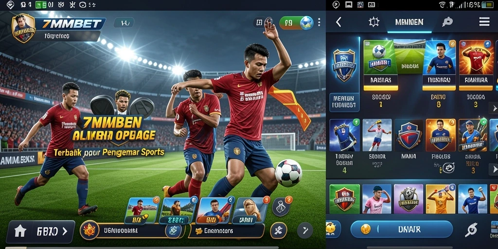 Tampilan gameplay yang menarik dari aplikasi 7MMBET.