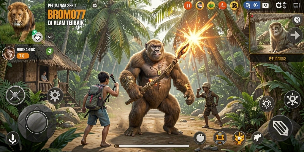 Gameplay seru di petualangan BROMO77 yang penuh tantangan.