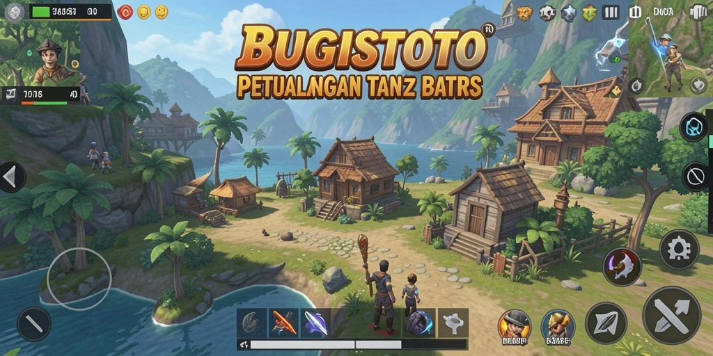 Tangkapan layar menunjukkan aksi petualangan mendebarkan dalam dunia terbuka.