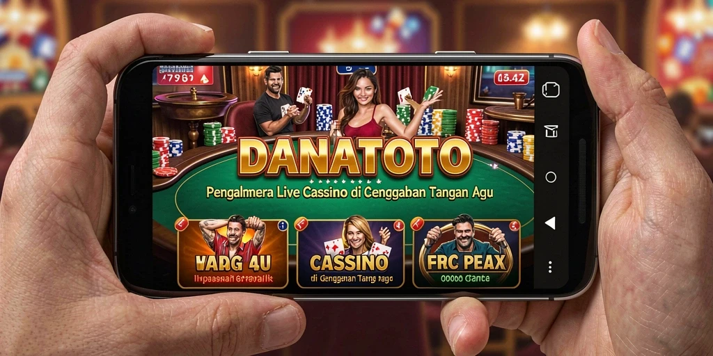 Screenshot gameplay langsung dari aplikasi DANATOTO dengan dealer profesional.