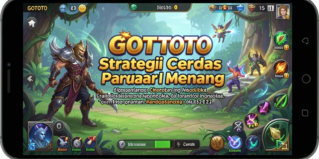 Tampilan gameplay GOTOTO yang menantang dengan taktik strategi.