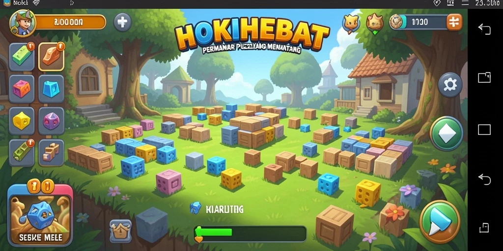Gameplay HOKIHEBAT yang penuh tantangan dan seru.