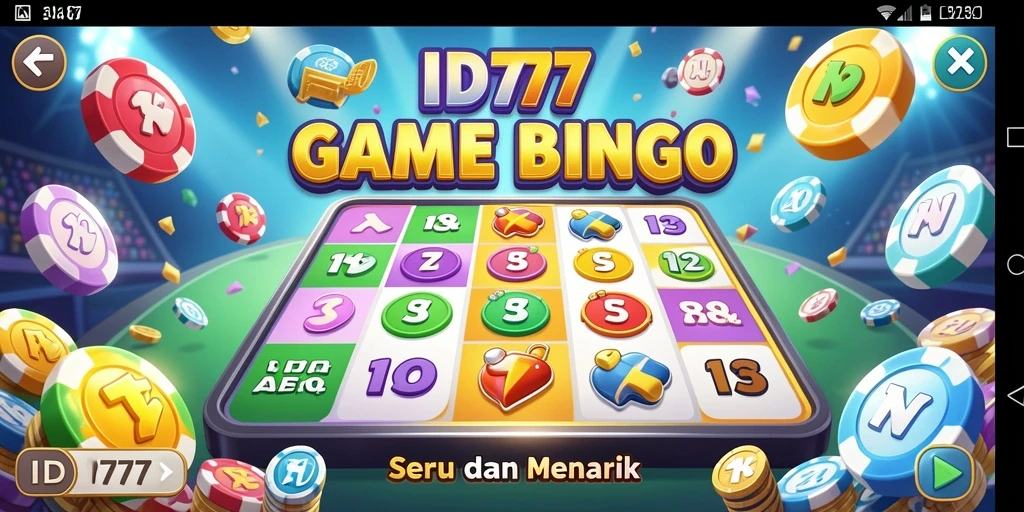 Screenshot ID777 menampilkan gameplay Bingo yang menyenangkan dan interaktif.