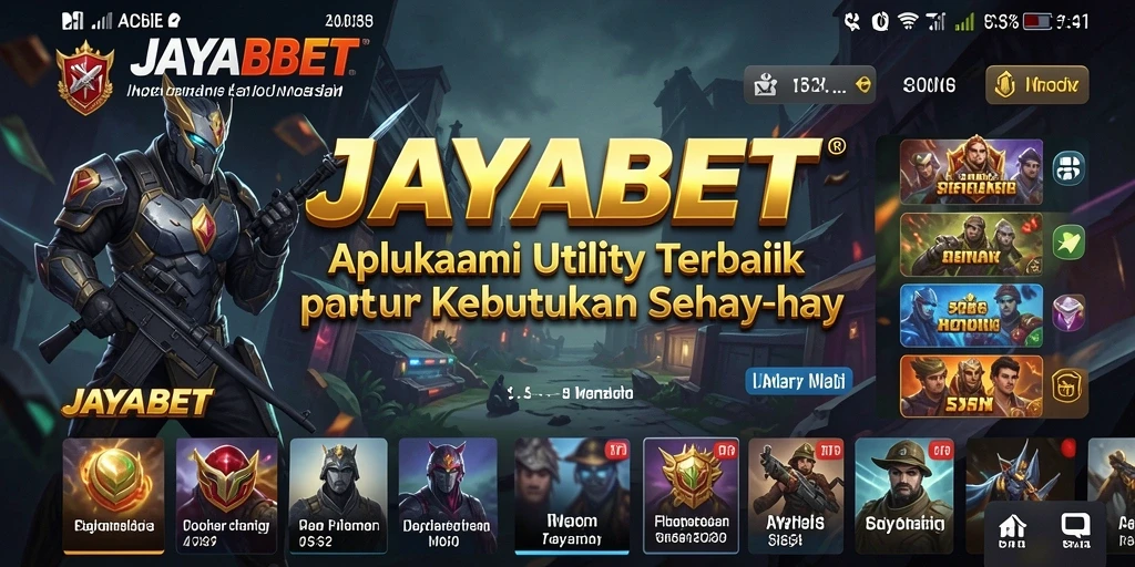 Tampilan antarmuka utama JAYABET yang mempermudah penggunaan.