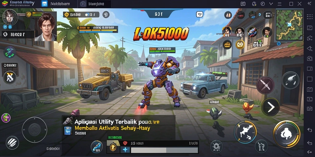 Tampilan antarmuka KOKO5000 yang intuitif dan modern.