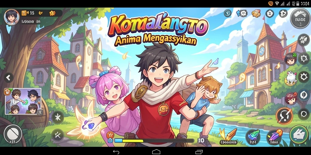 Gameplay seru dalam <strong>KOMPASTOTO</strong> yang menampilkan karakter Anime.