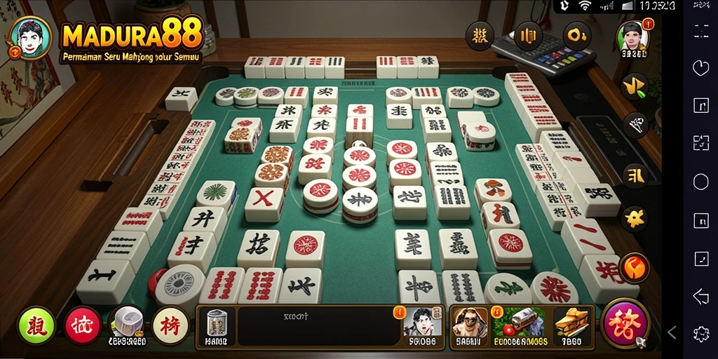Gameplay seru Mahjong dalam MADURA88 yang penuh tantangan.