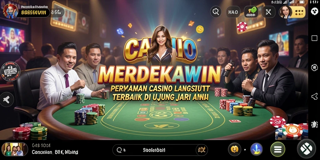 Tampilan gameplay Live Casino yang menegangkan dan interaktif.