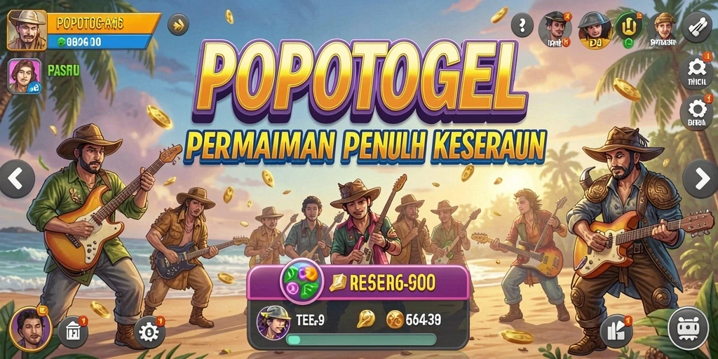 Tampilan gameplay <strong>POPOTOGEL</strong> yang seru dan interaktif dengan berbagai lagu.
