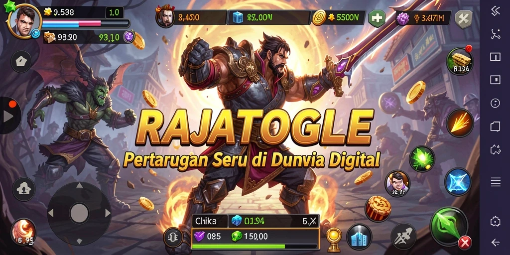 Tampilan menegangkan dari gameplay RAJATOGEL yang mendebarkan.