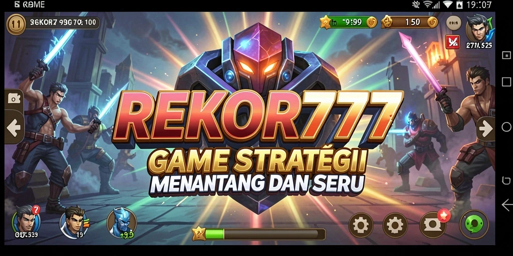Tampilan gameplay seru dalam REKOR777 yang penuh strategi.