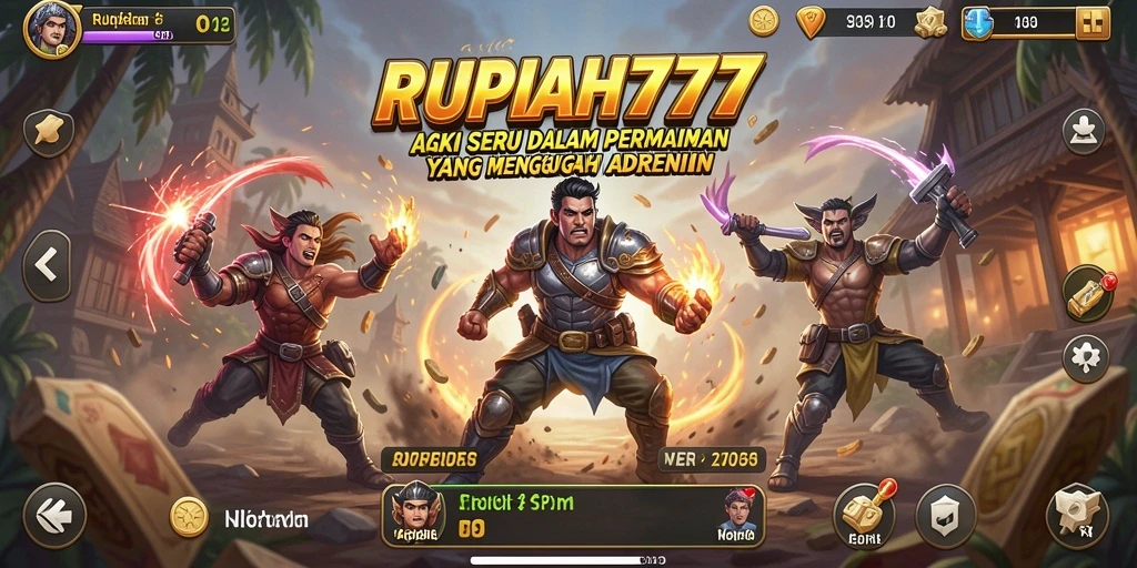 Tampilan gameplay seru dan penuh aksi dari RUPIAH777.