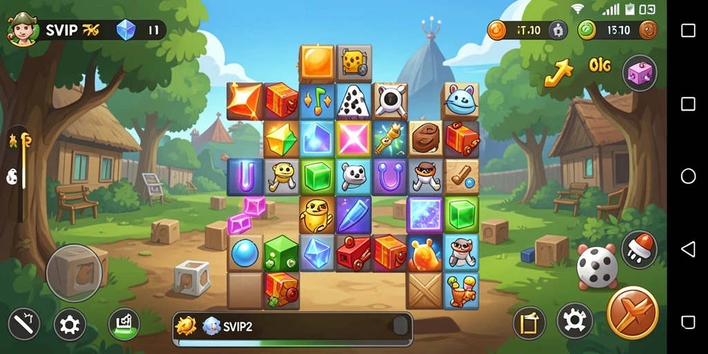 Tampilkan gameplay SVIP2 dengan tantangan Puzzle yang seru.